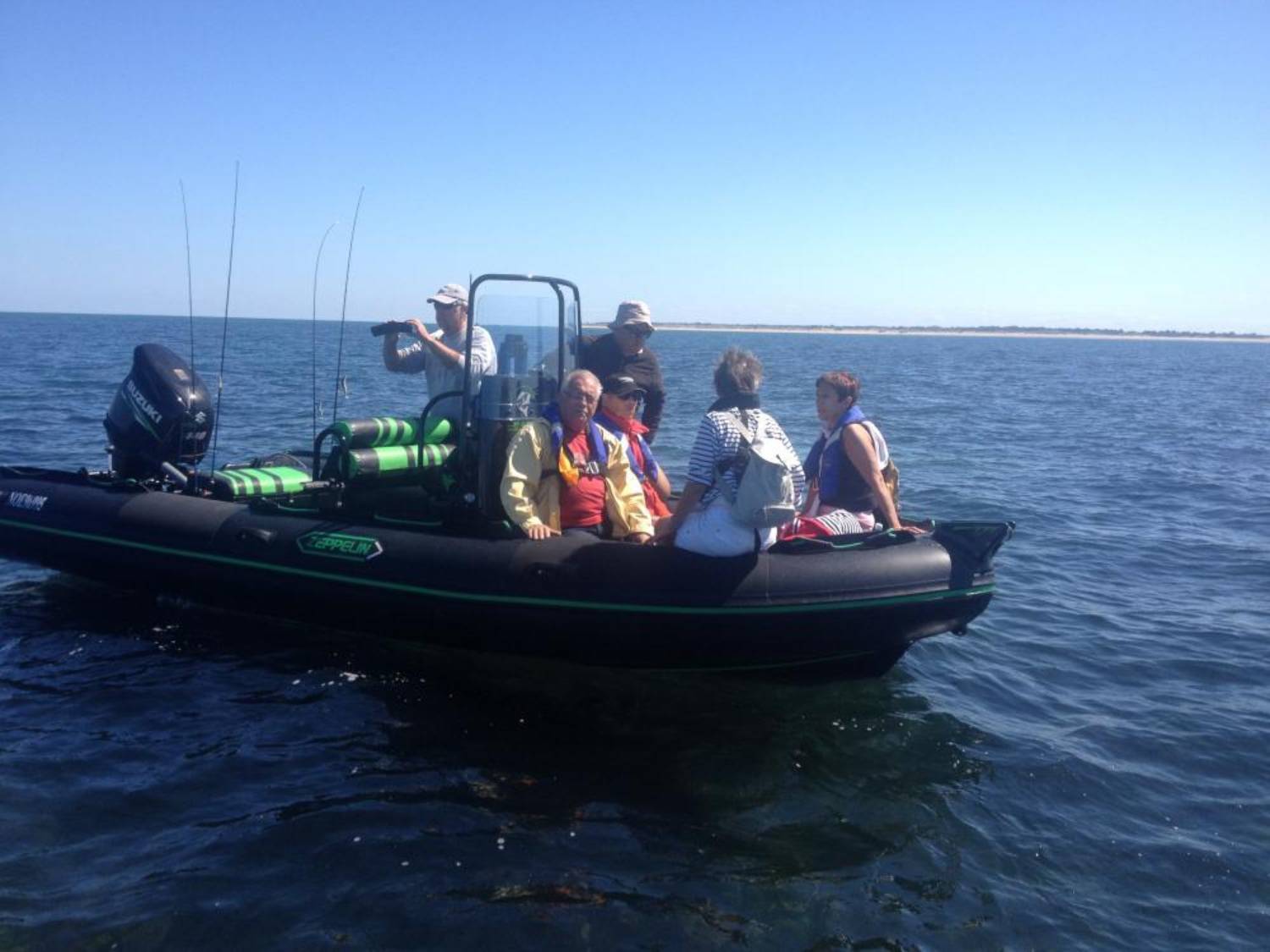 Sorties pêche en mer à l'hôtel Plaisir sur l'île de Ré