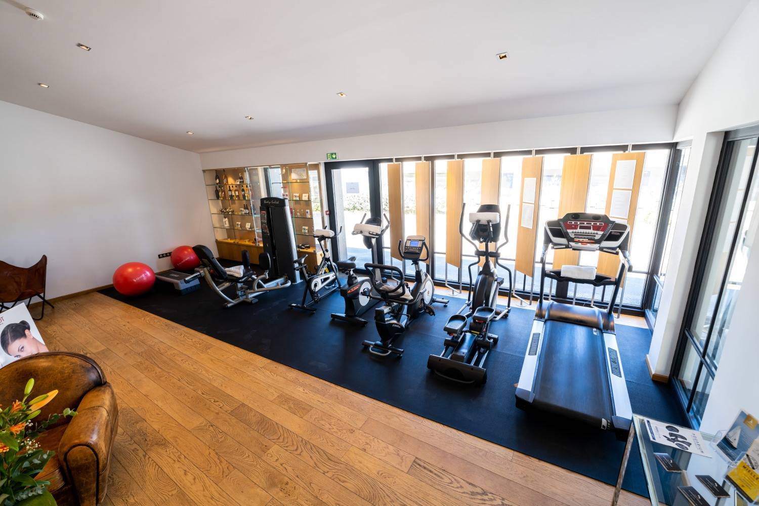 Salle de fitness de l'hôtel Plaisir sur l'île de Ré